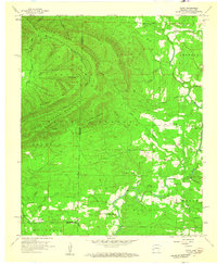 preview thumbnail of historical topo map of Le Flore County, OK in 1958