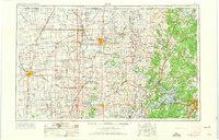 1955 Map of Enid, 1975 Print