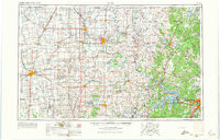 1955 Map of Enid, 1974 Print