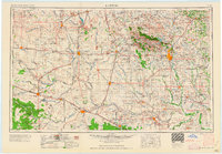1955 Map of Lawton, 1958 Print