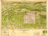 1950 Map of Mcalester, 1951 Print
