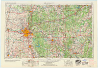 1957 Map of Oklahoma City, 1969 Print