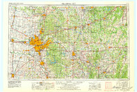 1957 Map of Oklahoma City, 1979 Print