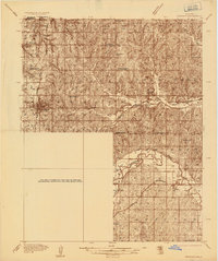 1935 Map of Edmond, OK