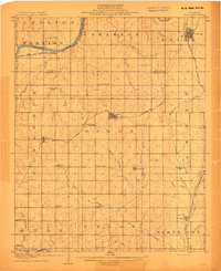 1908 Map of Agra