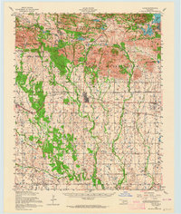 Download a high-resolution, GPS-compatible USGS topo map for Cache, OK (1965 edition)