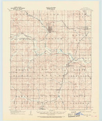 1905 Map of Chandler, 1968 Print