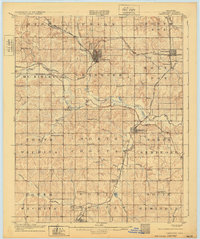 1907 Map of Chandler, 1932 Print