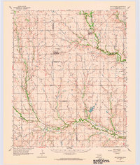 Download a high-resolution, GPS-compatible USGS topo map for Chattanooga, OK (1964 edition)