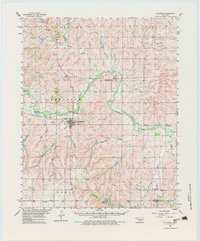 1960 Map of Cheyenne, 1983 Print