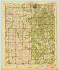 1931 Map of Drumright