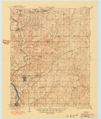 Download a high-resolution, GPS-compatible USGS topo map for Fairfax, OK (1949 edition)