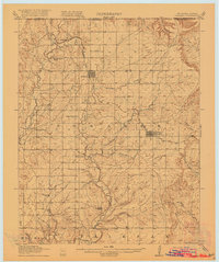 1916 Map of Foraker