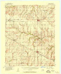 Download a high-resolution, GPS-compatible USGS topo map for Garber, OK (1957 edition)