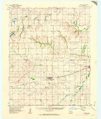 Download a high-resolution, GPS-compatible USGS topo map for Gotebo, OK (1962 edition)