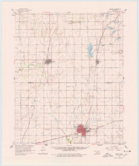 1961 Map of Hobart, 1978 Print