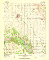 Download a high-resolution, GPS-compatible USGS topo map for Hollis, OK (1963 edition)