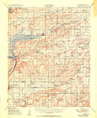Download a high-resolution, GPS-compatible USGS topo map for Hulbert, OK (1950 edition)