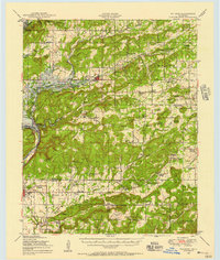 Download a high-resolution, GPS-compatible USGS topo map for Hulbert, OK (1957 edition)