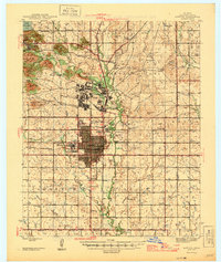 preview thumbnail of historical topo map of Lawton, OK in 1946