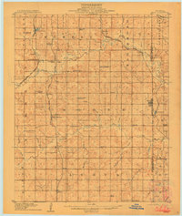 1908 Map of Maud, OK