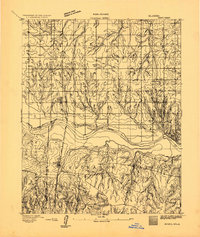 1893 Map of Minco, OK