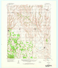 1956 Map of Ringwood, 1957 Print