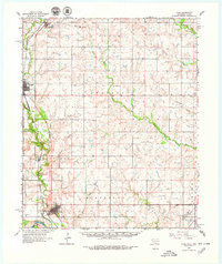 Download a high-resolution, GPS-compatible USGS topo map for Ryan, OK (1979 edition)