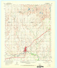 Download a high-resolution, GPS-compatible USGS topo map for Sayre, OK (1968 edition)