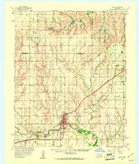 Download a high-resolution, GPS-compatible USGS topo map for Sayre, OK (1961 edition)