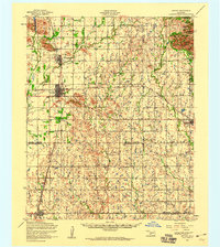 Download a high-resolution, GPS-compatible USGS topo map for Snyder, OK (1960 edition)