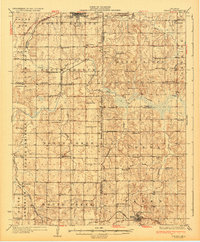 Download a high-resolution, GPS-compatible USGS topo map for Stroud, OK (1932 edition)