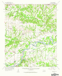 Download a high-resolution, GPS-compatible USGS topo map for Wade, OK (1959 edition)