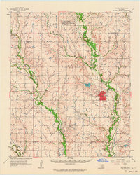Download a high-resolution, GPS-compatible USGS topo map for Walters, OK (1964 edition)