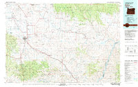 preview thumbnail of historical topo map of Baker County, OR in 1981