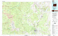preview thumbnail of historical topo map of Bend, OR in 1980