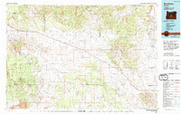 Download a high-resolution, GPS-compatible USGS topo map for Brothers, OR (1994 edition)