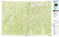 Download a high-resolution, GPS-compatible USGS topo map for Canyonville, OR (1989 edition)