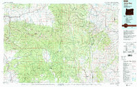 Download a high-resolution, GPS-compatible USGS topo map for John Day, OR (1997 edition)