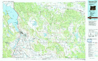 Download a high-resolution, GPS-compatible USGS topo map for Klamath Falls, OR (1992 edition)