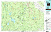 Download a high-resolution, GPS-compatible USGS topo map for La Pine, OR (1987 edition)