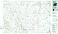 preview thumbnail of historical topo map of Malheur County, OR in 1984