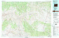 Download a high-resolution, GPS-compatible USGS topo map for Monument, OR (1997 edition)