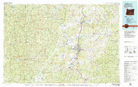 Download a high-resolution, GPS-compatible USGS topo map for Roseburg, OR (1979 edition)