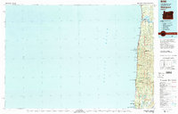 preview thumbnail of historical topo map of Waldport, OR in 1980
