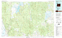 preview thumbnail of historical topo map of Klamath County, OR in 1980
