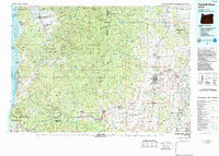preview thumbnail of historical topo map of Yamhill County, OR in 1980