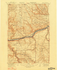1916 Map of Arlington, 1948 Print