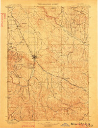 1901 Map of Baker City