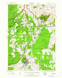 preview thumbnail of historical topo map of Bend, OR in 1926